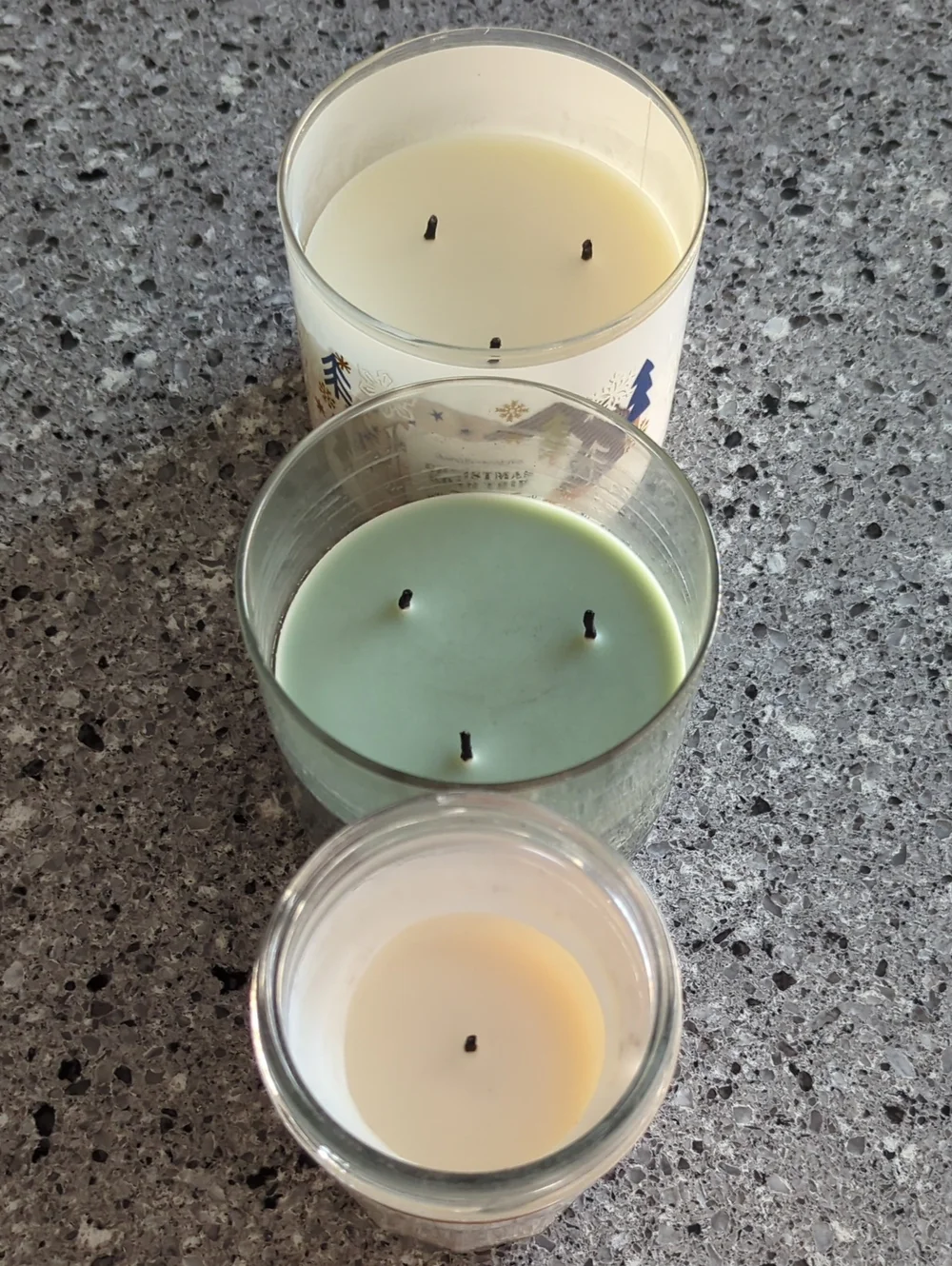 Used Candle Bundle Set of 3 Bath & Body Works + Mrs. Meyer's Clean Day